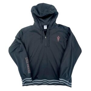 Arizona State‎ Sun Devils NCAA Hoodie Half Zip Pullover Athleisure Black